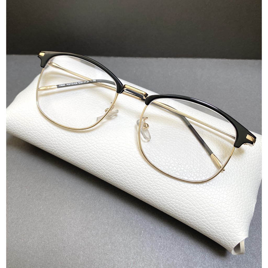 Gọng kính vuông kim loại nửa viền cao cấp Elmee E2317 - dành cho cả nam và nữ | BigBuy360 - bigbuy360.vn