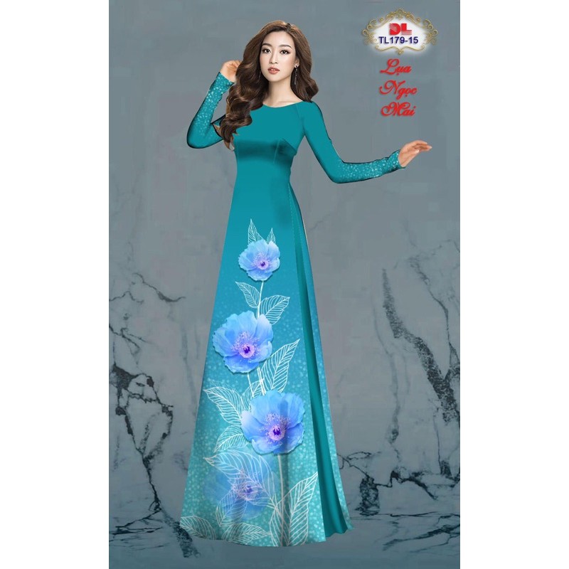 Vải áo dài 3D