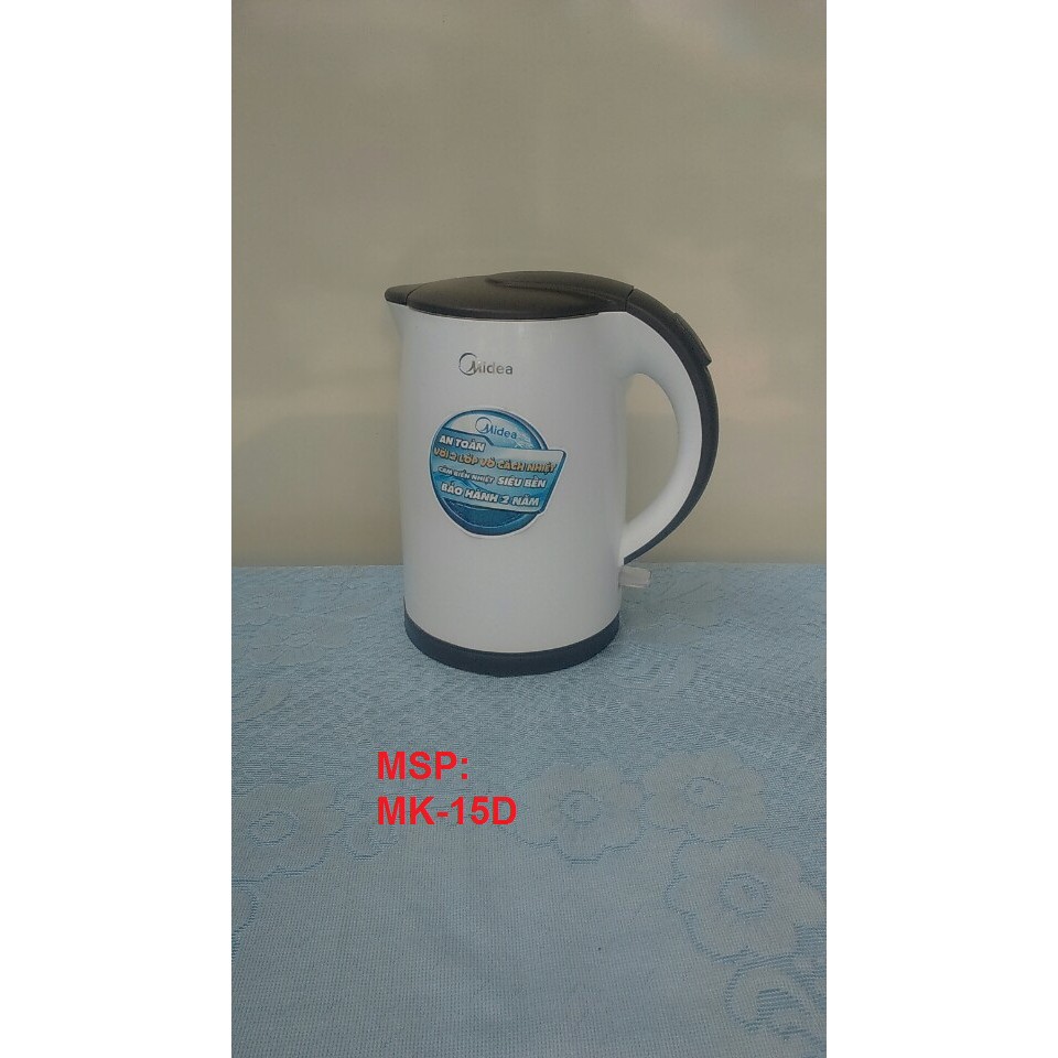 Ấm siêu tốc Midea 1.5 lít MK-15D