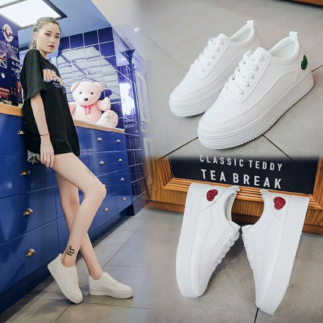 Giày tim đế độn