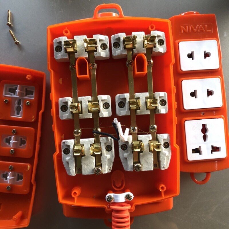 Ổ cắm điện lõi sứ chịu tải [HINOKI] ổ siêu chịu tải P6000W, ổ cắm chống cháy