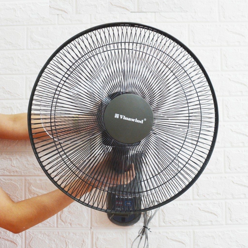 Quạt treo tường Vinawind cao cấp QTT400X-PN và QTT400X-HĐ có điều khiển từ xa, sải cánh 400mm