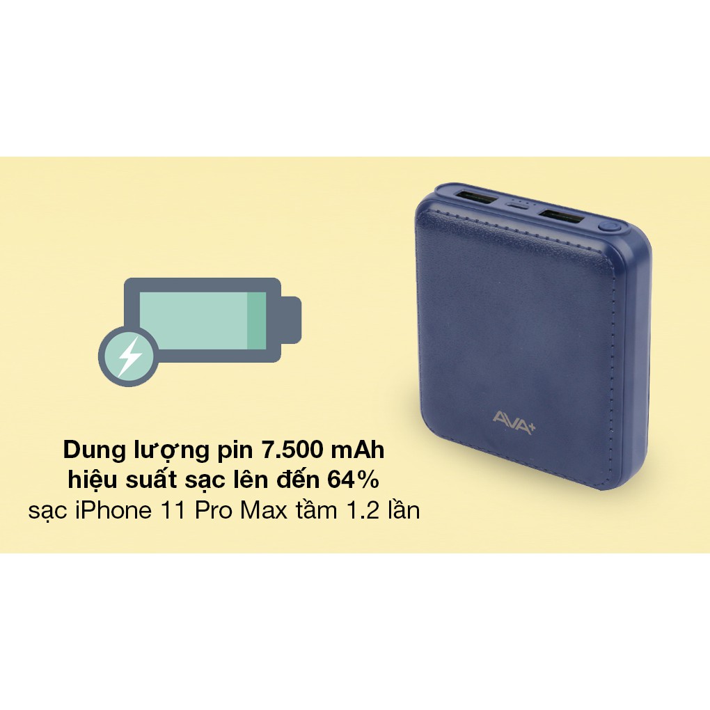 Sạc dự phòng 7.500 mAh