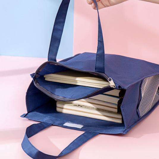 Túi đựng sách vở hoạ tiết hoạt hình (Size 10 x 8x 34 cm)