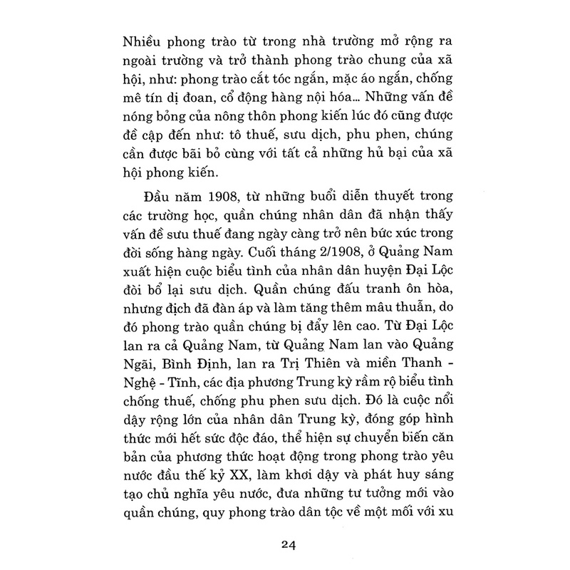 Sách Cuộc Vận Động Khởi Nghĩa Ở Trung Kỳ Năm 1916