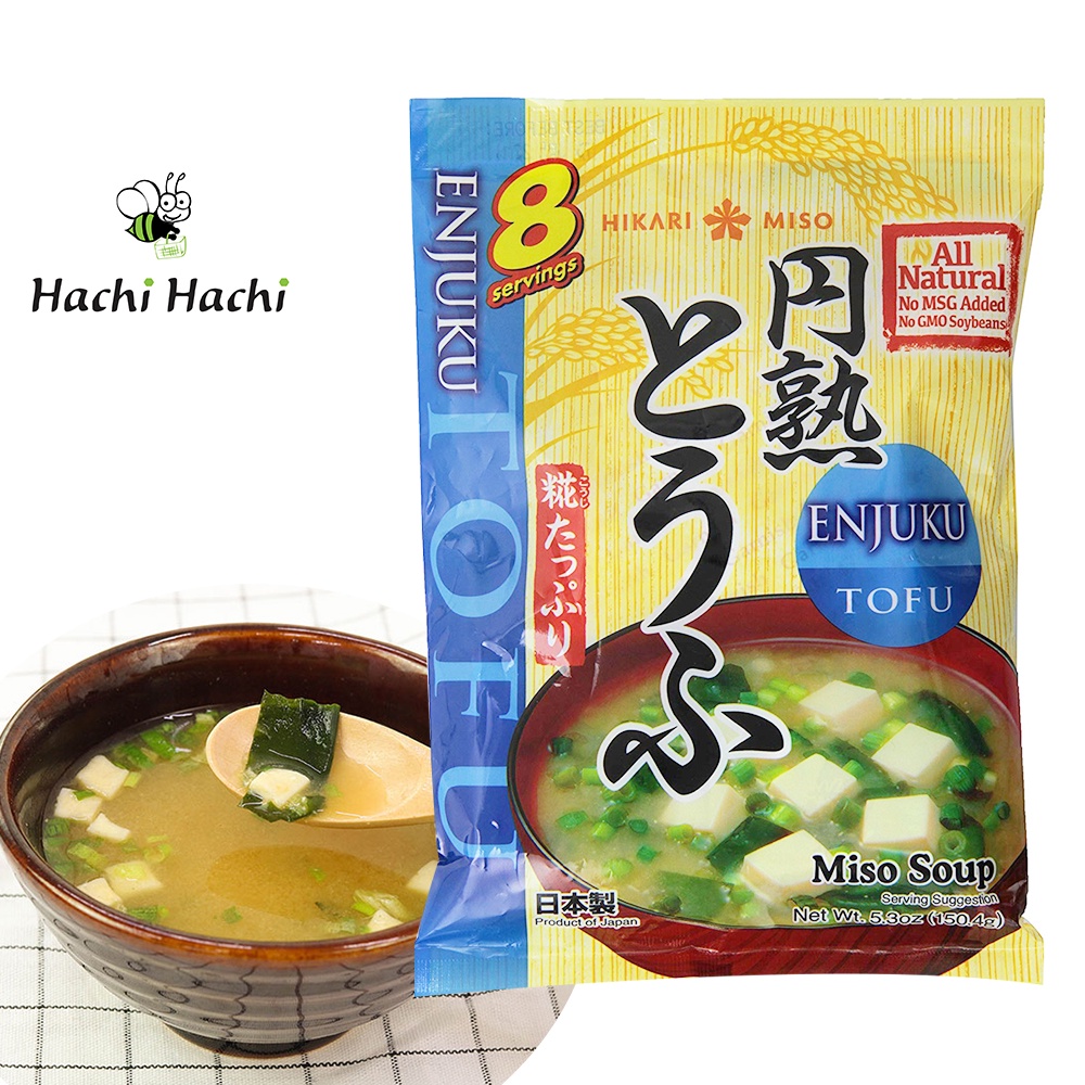 Súp miso đậu hũ ăn liền Hikari Miso Enjuku 150.4g (8 phần) - Hachi Hachi Japan Shop