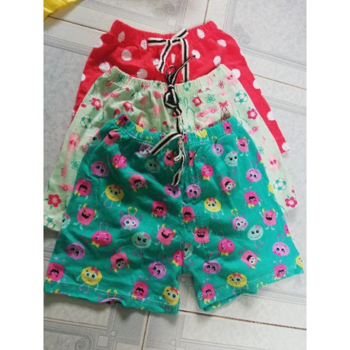 Combo 5 quần | Quần đùi bé trai bé gái | 3-18kg | Loại tốt vải cotton 4 chiều | Quần chục trẻ em