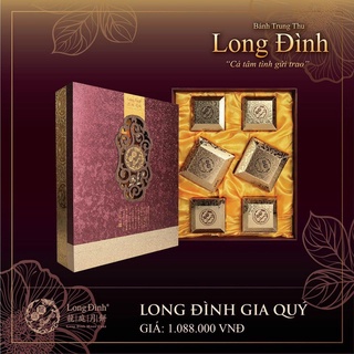 Bánh trung thu cao câp long đình gia quý