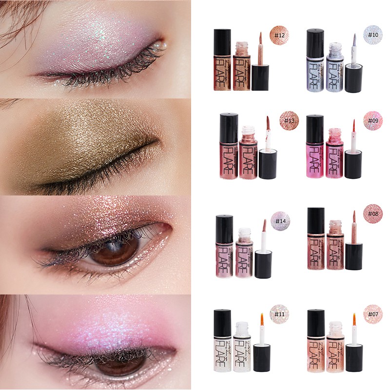 (Hàng Mới Về) Phấn Mắt Dạng Lỏng Ánh Nhũ Lấp Lánh Thời Trang