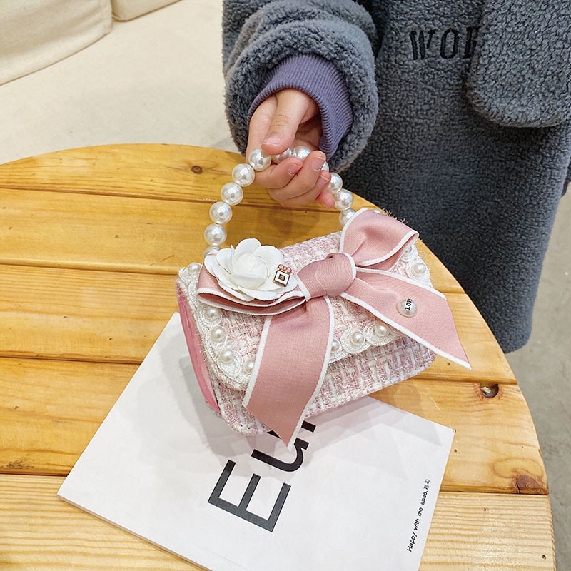 Túi đeo chéo vải dạ xinh xắn cute đáng yêu nhiều kiểu dáng cho bé gái diện TẾT, đi chơi, nhận lì xì