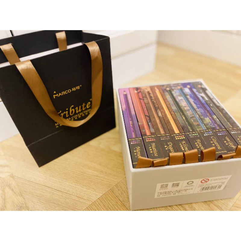|ORDER| MARCO TRIBUTE MASTERS COLLECTION - BÚT CHÌ MÀU MARCO CHUYÊN NGHIỆP 60 / 80 MÀU