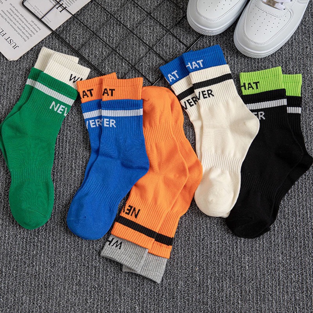 Tất vớ cổ cao phong cách hiện đại dễ phối đồ, vớ chất vải cotton thoáng khí - Sope Shop