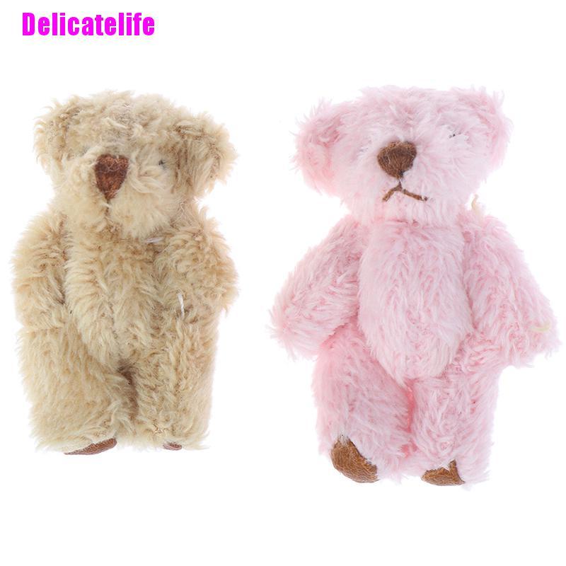 Phụ Kiện Trang Trí Búp Bê Hình Gấu Tóc Dài 4.5cm Dễ Thương