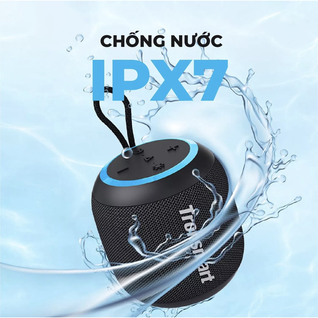 Loa Bluetooth Tronsmart T7 Mini 15W TWS Chống Thấm Nước IPX7 Chế Độ Hỗ Trợ Giọng Nói  - BẢO HÀNH 12 THÁNG