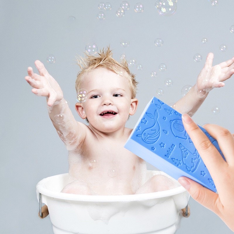 Miếng bọt biển tắm tẩy tế bào chết tiện dụng