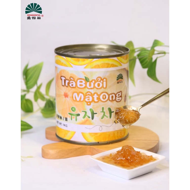 Trà bưởi mật ong Wonderful  hộp 1kg