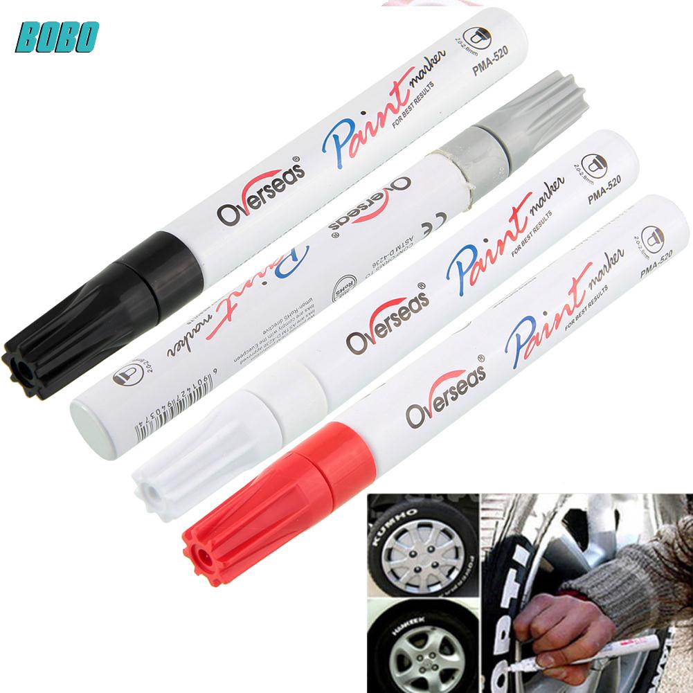 White Universal Waterproof Rubber Metal Permanent Paint Marker Pen Car Tyre Tread Environmental Tire Pen free shipping