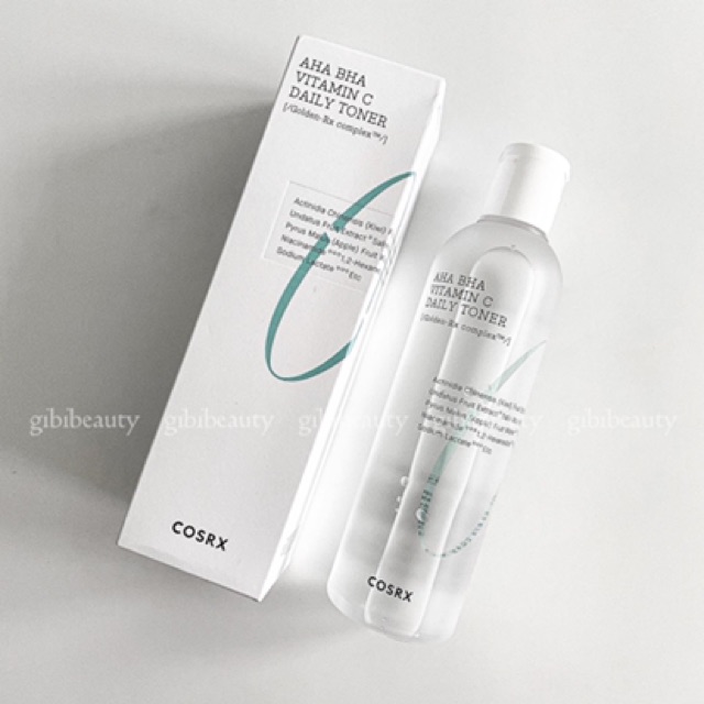 Nước hoa hồng COSRX AHA BHA VITAMIN C daily toner 280ml (Date T2/2023)