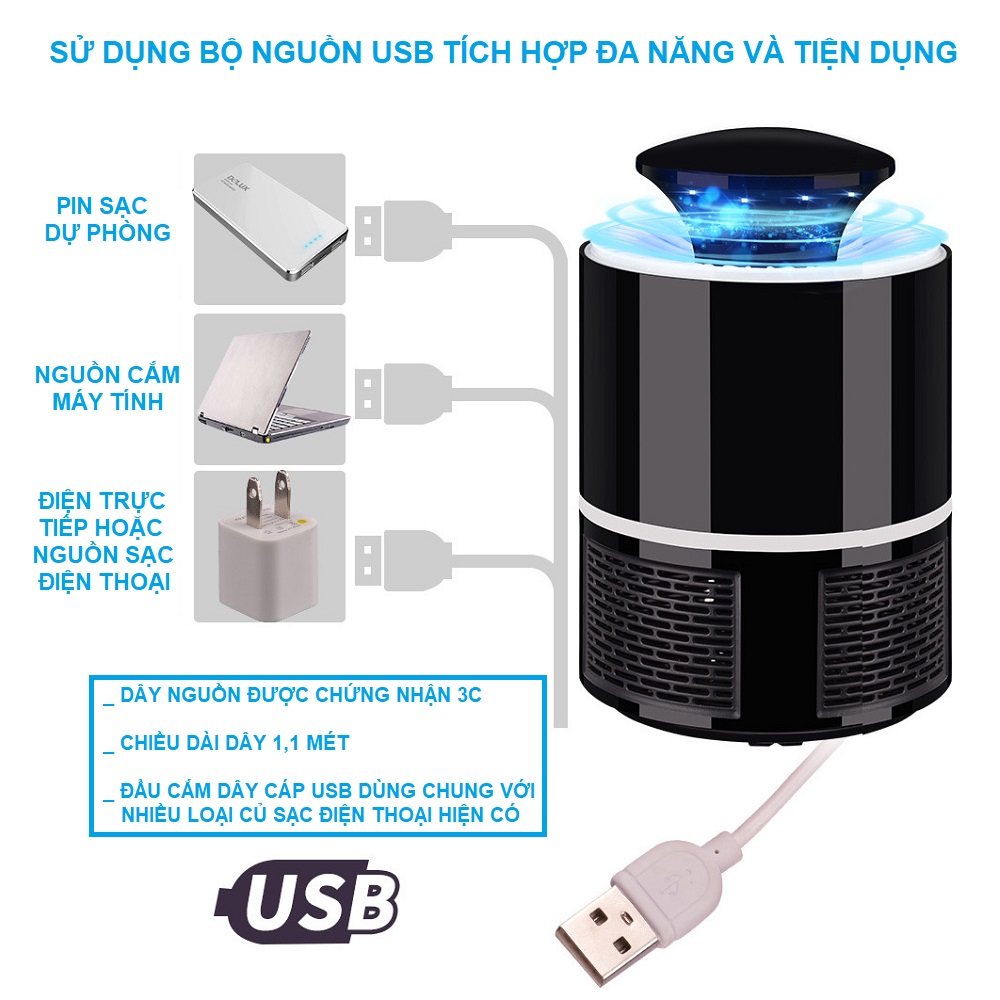 FULL SIZE ĐÈN BẮT MUỖI THÔNG MINH NHẬT BẢN 2021 FuniMart