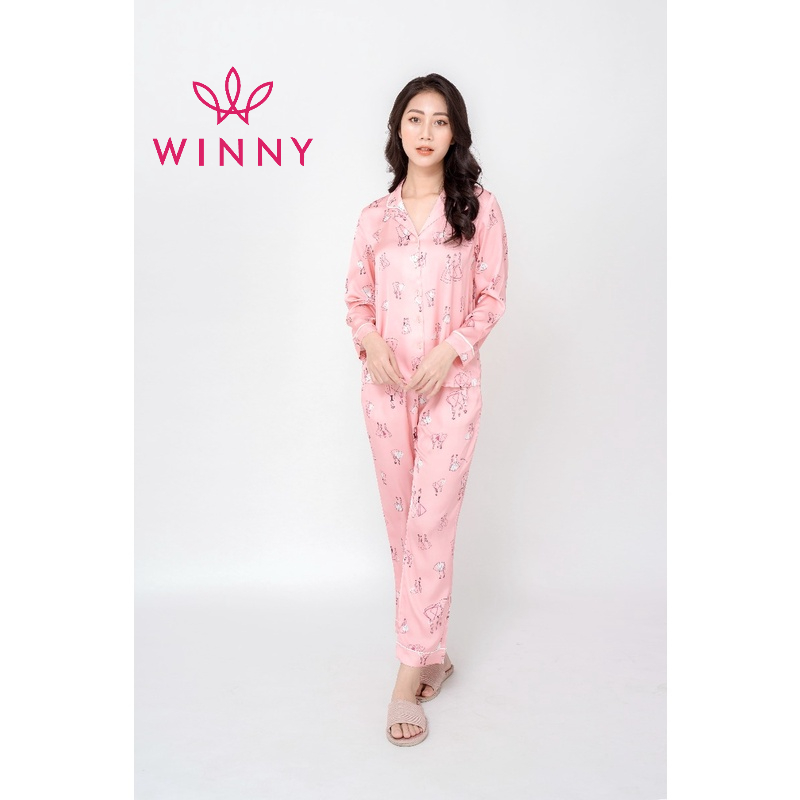 Bộ đồ mặc nhà lụa nữ Winny   2MNSA21937D