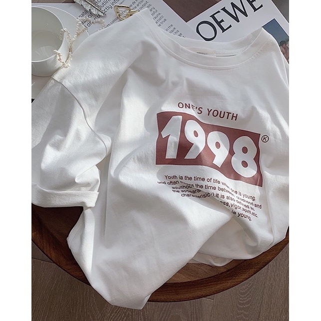ÁO THUN TAY LỠ FORM RỘNG 1988 NAM NỮ UNISEX