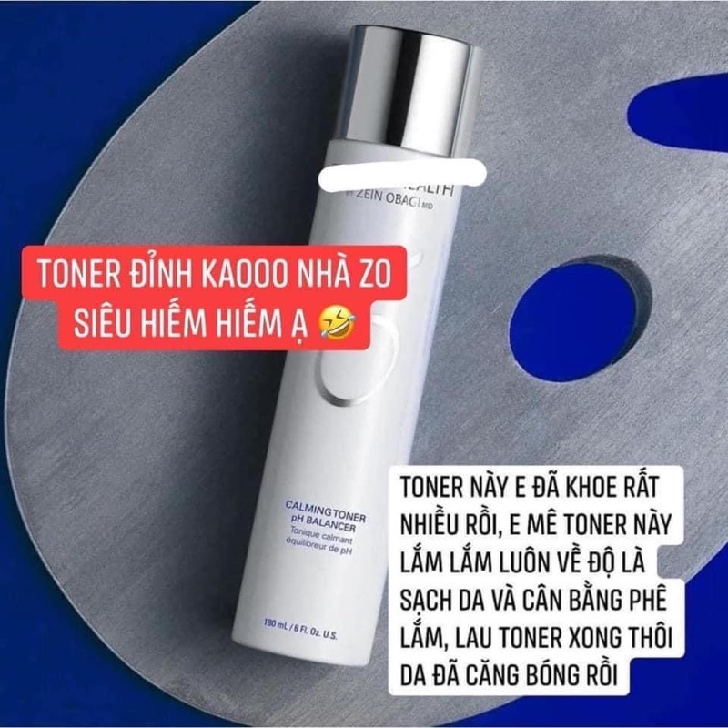 Nước hoa hồng 𝐂𝐚𝐥𝐦𝐢𝐧𝐠 𝐓𝐨𝐧𝐞𝐫 𝐙𝐎 𝐒𝐤𝐢𝐧 𝐇𝐞𝐚𝐥𝐭𝐡