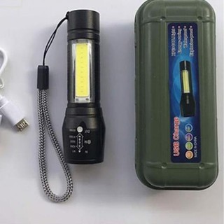 Đèn pin mini siêu sáng cao cấp có zoom