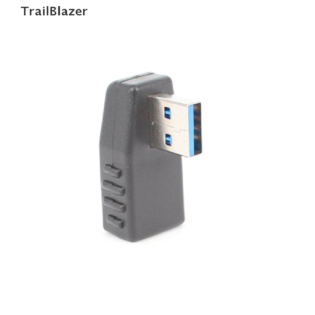 Tbvn 90 Degree Left Right Angled USB 3.0 A Male To Female Connector Adapter Jelly