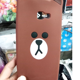Samsung Galaxy A720 / A7 Ốp lưng điện thoại silicon bền dẻo hình gấu siêu dễ thương cute đáng yêu