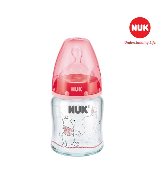 BÌNH SŨA NUK THỦY TINH PREMIUM CHOICE 120ML - 240ML