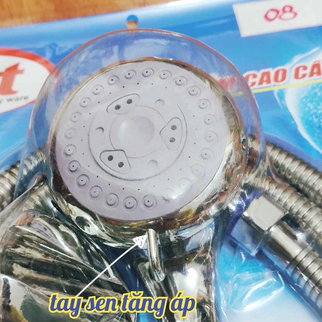 Bộ vòi tắm hoa sen tăng áp cao cấp ptt®