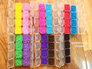 100gr cốm trang trí slime nhiều màu