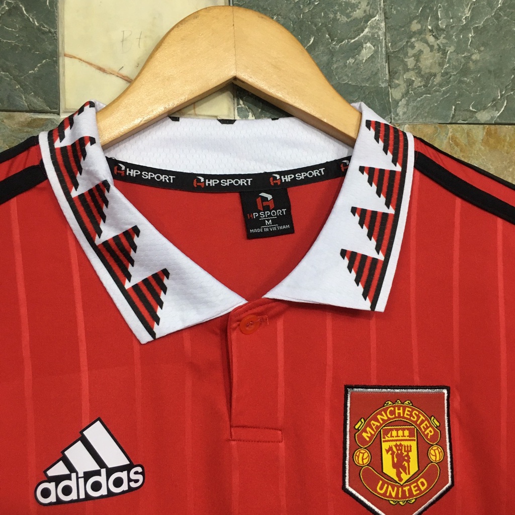 (NEW2023) Bộ quần áo đá banh MU đỏ sân nhà 2023FLG tay dài UPDATE MỚI NHẤT