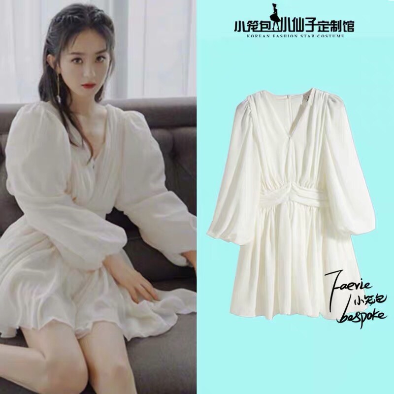 Đầm trắng tiểu thư Triệu Lệ Dĩnh