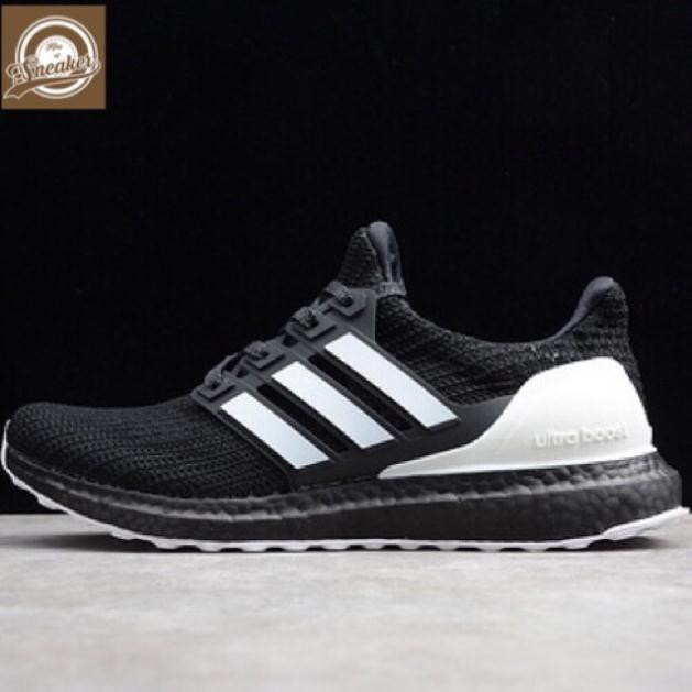 NEW- | Bán Chạy | Giầy Ultra boost 4.0 orca core black đen xọc trắng thời trang nam, nữ dạo phố KHO Xịn Nhẩt 𝄐 ᙆ