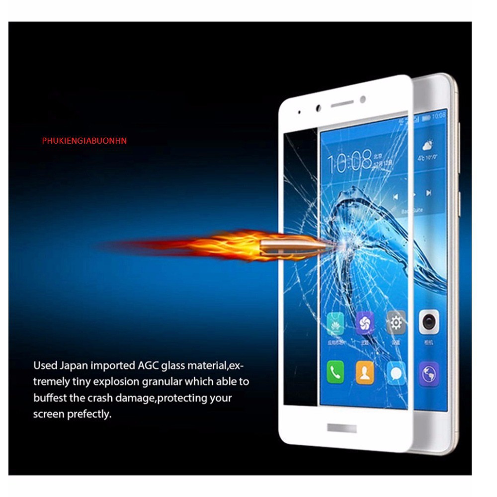 cường lực 3D siêu cứng cho Hw Gr5 2017 / Hn 6X