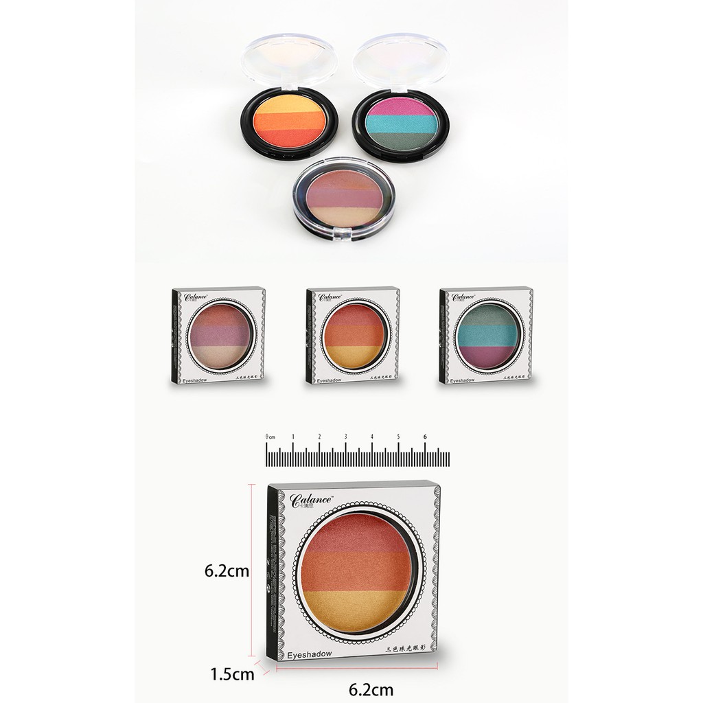 ( Có Sẵn )Phấn mắt Calance 3 màu | BigBuy360 - bigbuy360.vn