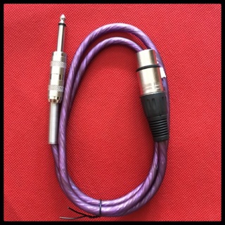 Dây Jack 6 ly ra Canon dương cao cấp ( Dài 1M )