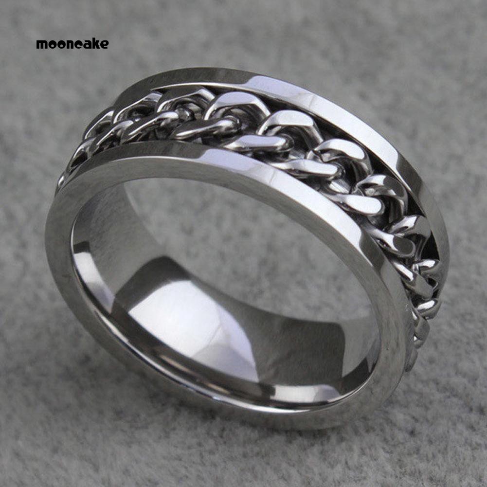 Nhẫn dạng dây xích độc đáo cho nam và nữ