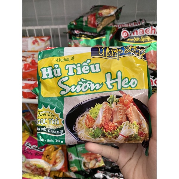 COMBO 5 GÓI PHỞ GÓI ĂN LIỀN CÁC LOẠI , HỦ TIẾU SƯỜN HEO, HỦ TIẾU BÒ KHO, MÌ GÓI ,MÌ TÔM ,PHỞ TRỘN ĐỆ NHẤT