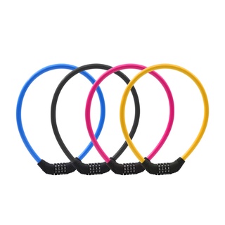 Khóa số xe đạp chống trộm, ổ khóa mật khẩu dạng dây vòng 60cm