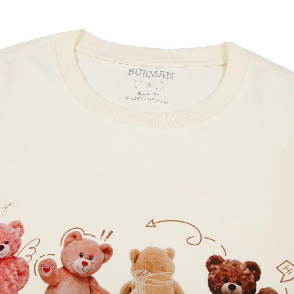 Áo thun tay lỡ BEAUDY phông Unisex nam nữ Cotton oversize form rộng BUBMAN OS 008