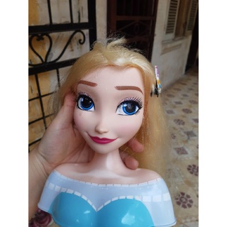 Đầu búp bê elsa va giay cua khach le