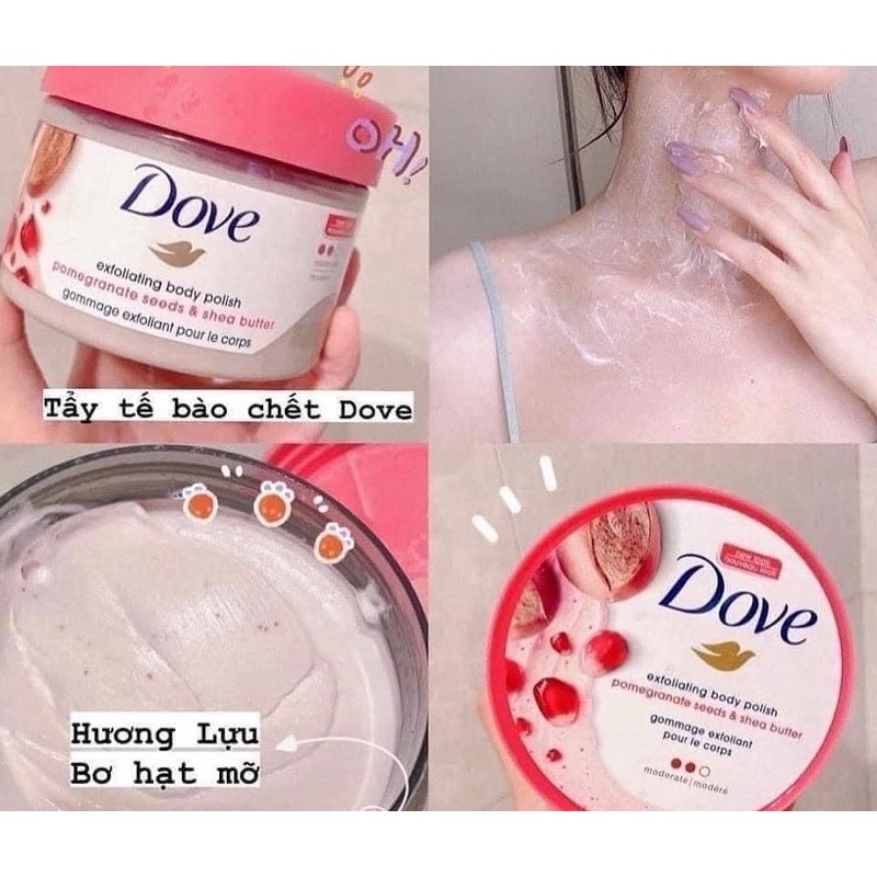 TẨY DA CHẾT BODY DOVE EXFOLIATING BODY SCRUB