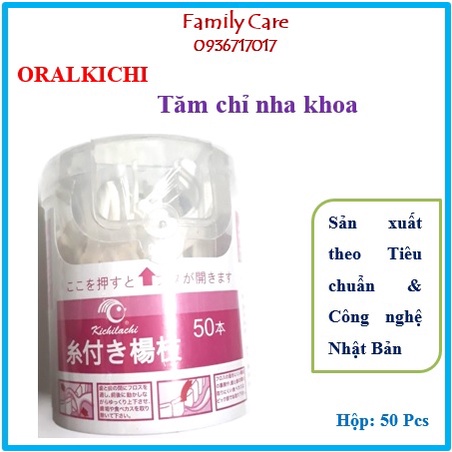 Combo 30  gói chỉ nha khoa ORAL KICHI (80 C-50c)