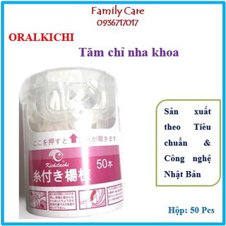 Tăm chỉ nha khoa CAO CẤP ORAL-KICHI( Hộp 50c) oralkichi
