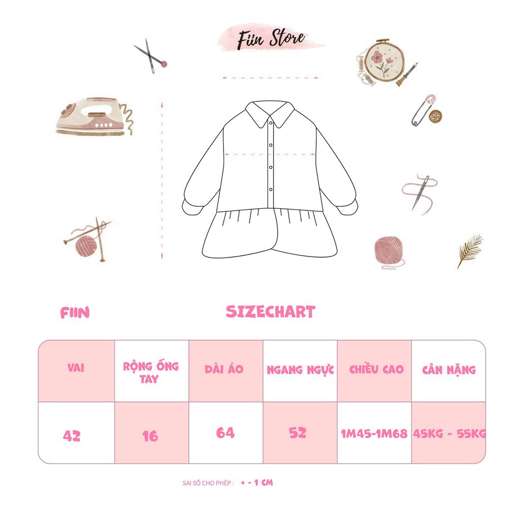 Set áo sơ mi trắng + quần váy xinh xắn (có tách lẻ) - FIINSTORE | BigBuy360 - bigbuy360.vn