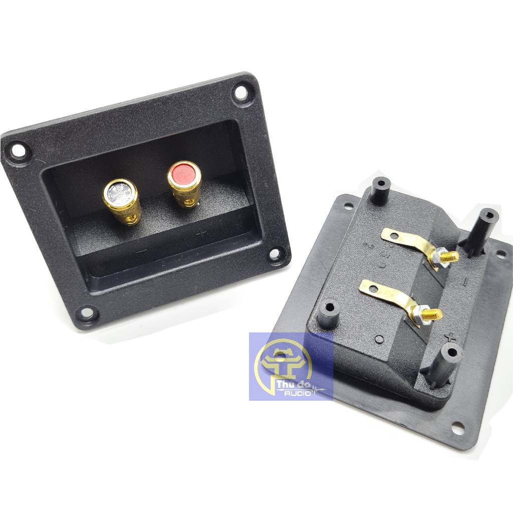 01 cái trạm loa dạng nhấn hình tròn, hình chữ nhật, hậu loa, cọc loa