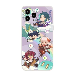 Ốp Điện Thoại Họa Tiết Hoạt Hình Shikanoin Heizou Venti Xiao Kazuha Cho iPhone 13 12 11 pro promax 13 mini x xs xsmax xr 7 8 plus
