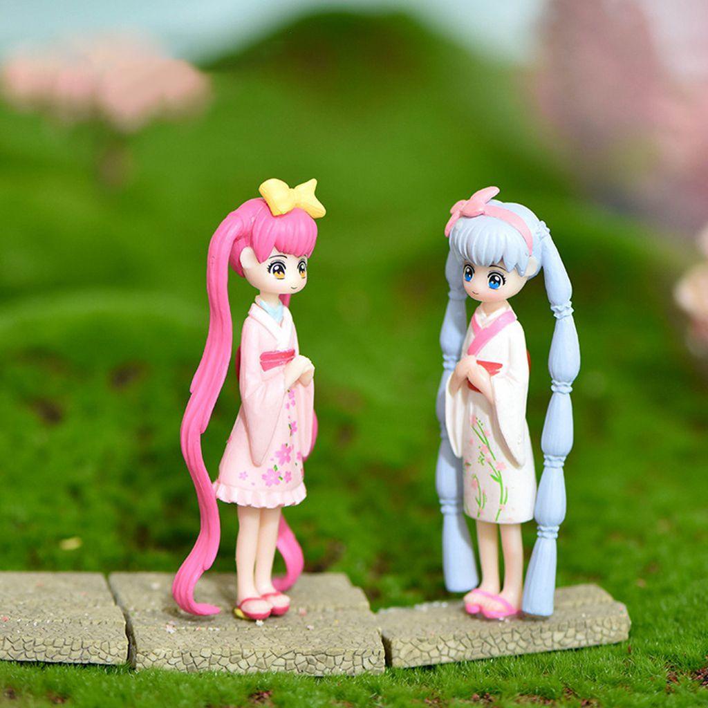 Mô Hình Cô Gái Mặc Kimono Xinh Xắn Đáng Yêu